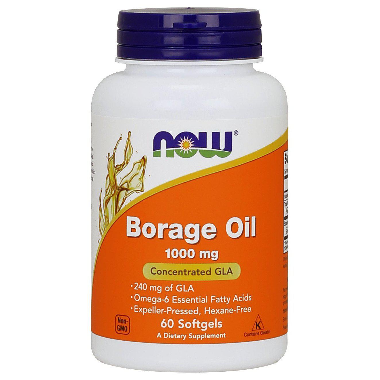 Now Foods, Borage Oil 1050 mg, 60 Softgels