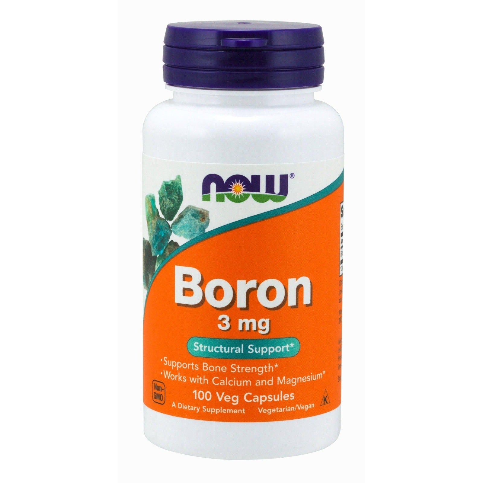 Now Foods, Boron 3 mg - 100 Veg Capsules