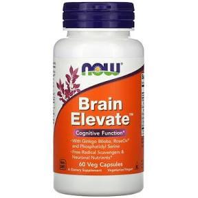 Now Foods, Brain Elevate - 60 Veg Capsules