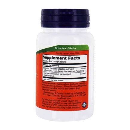 Now Foods, Butterbur, 60 Veg Capsules