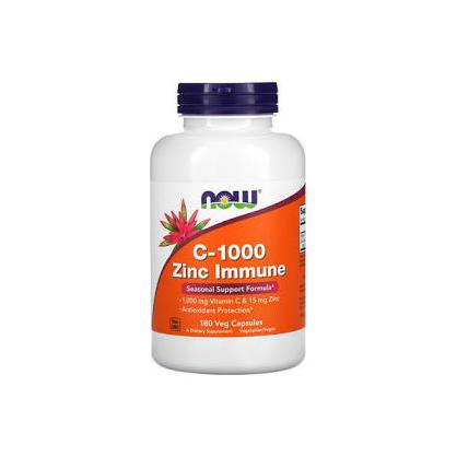 Now Foods, C-1000 Zinc Immune, 90 Veg Capsules