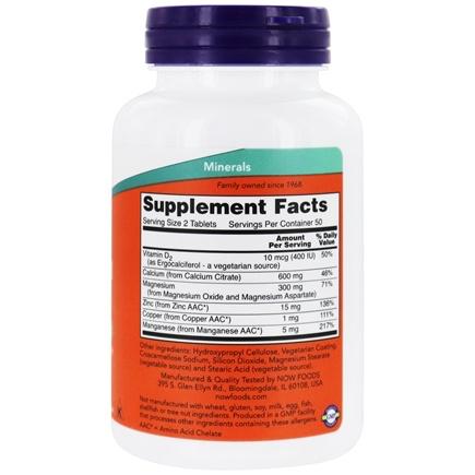 Now Foods, Calcium Citrate, 100 Tablets