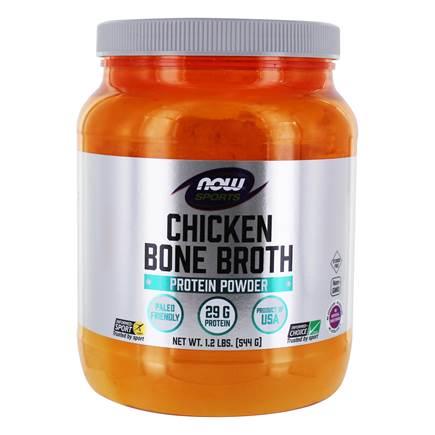 Now Foods, Chicken Bone Broth Protein - 1.2 lb Powder