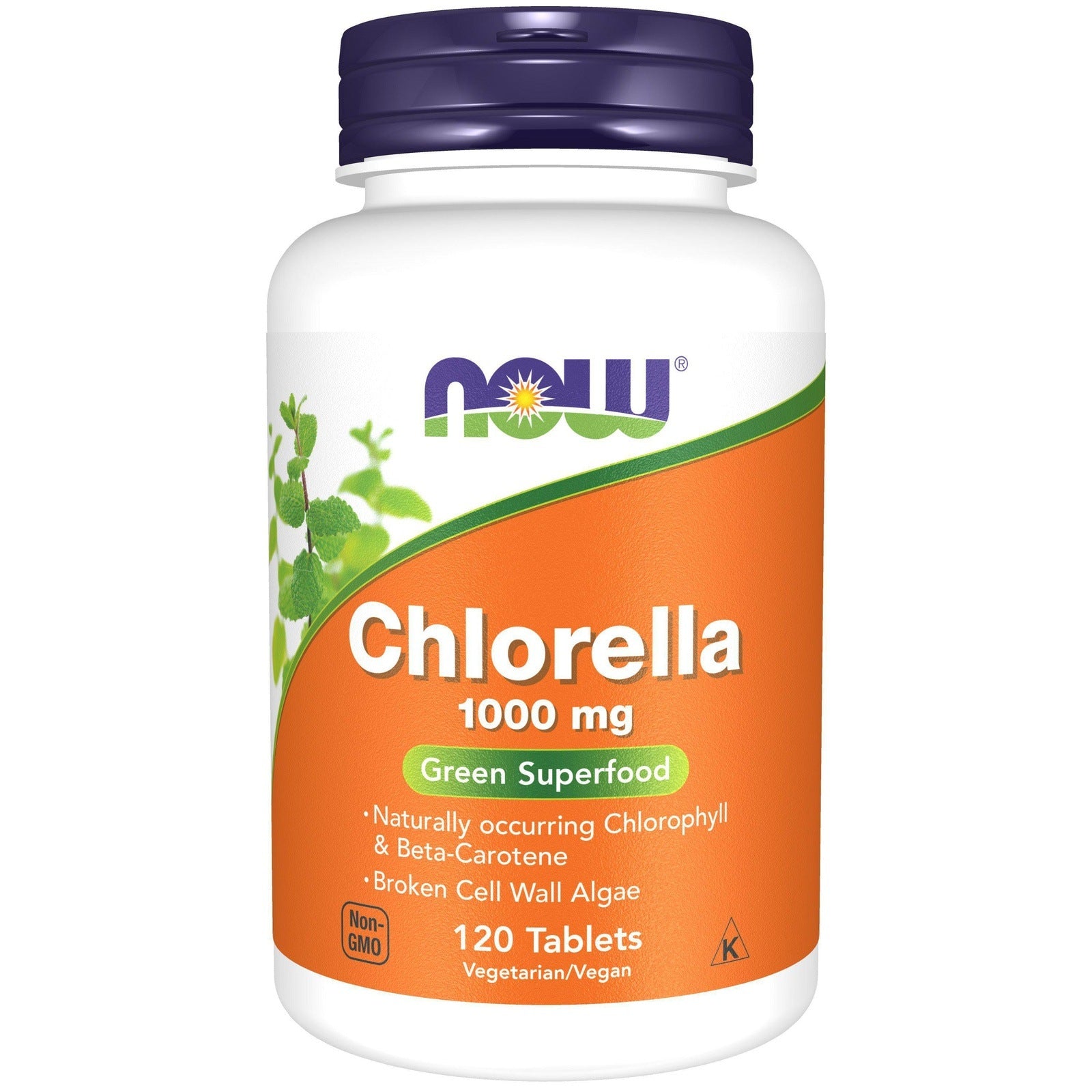 Now Foods, Chlorella 1000 mg, 120 Tablets