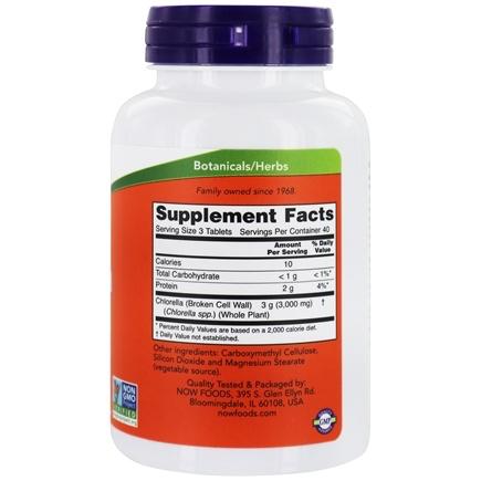 Now Foods, Chlorella 1000 mg, 120 Tablets