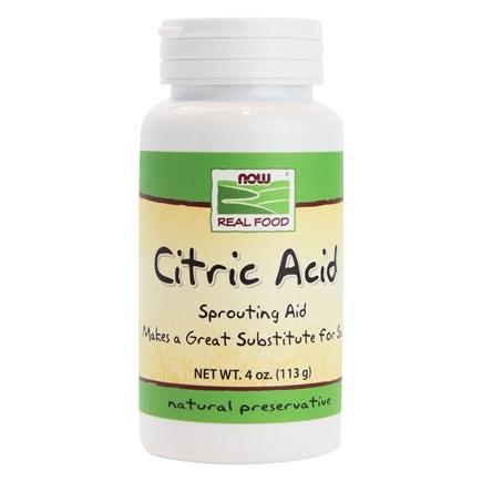 Now Foods, Citric Acid 100% Pure - 4 oz.