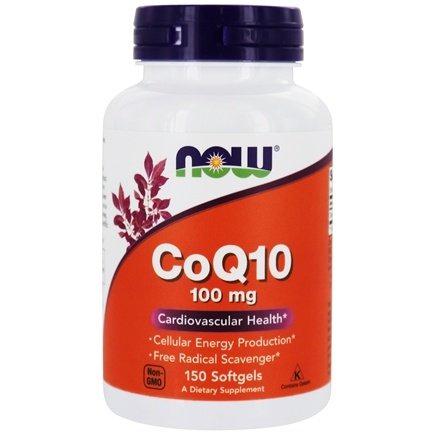 Now Foods, CoQ10 100 mg w/ Vitamin E, 150 Softgels