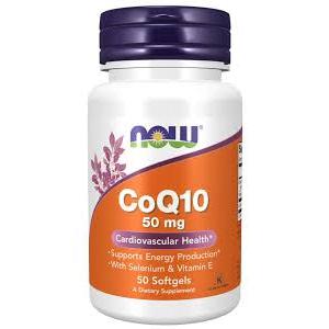Now Foods, CoQ10 50 mg, 50 Softgels