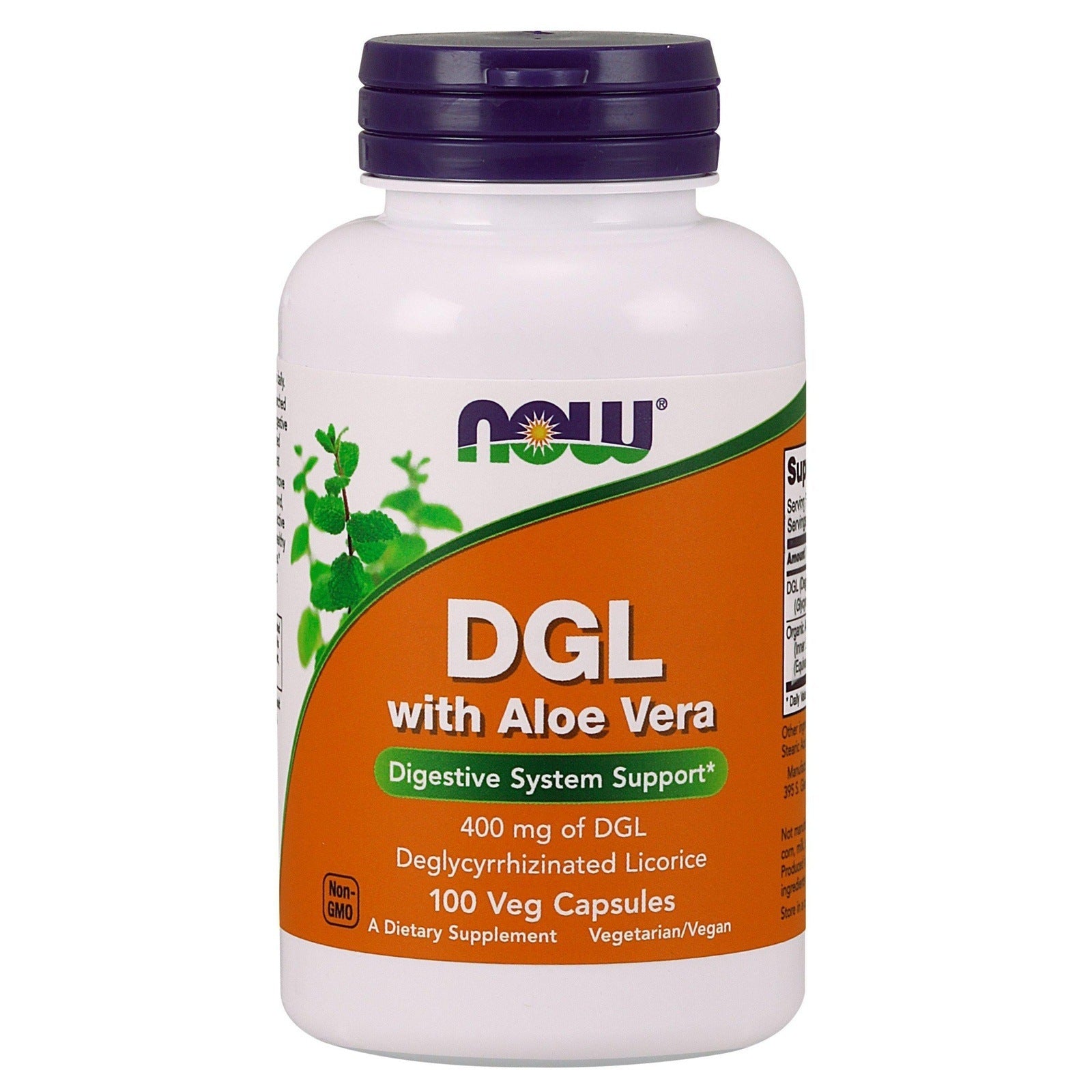 Now Foods, DGL w/ Aloe Vera , 100 Veg Capsules