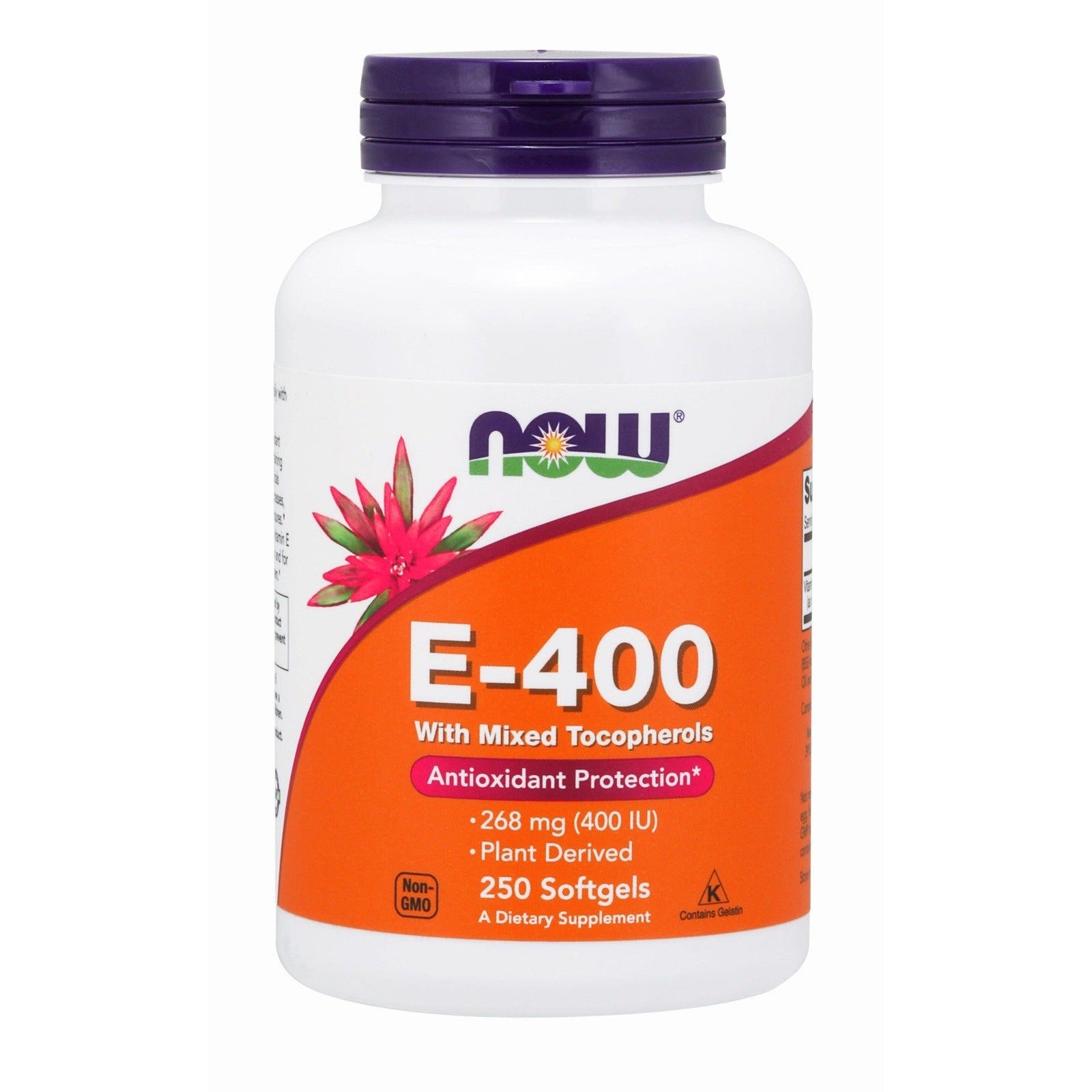 Now Foods, E-400 with Mixed Tocopherols 268 mg 400 IU , 250 Softgels