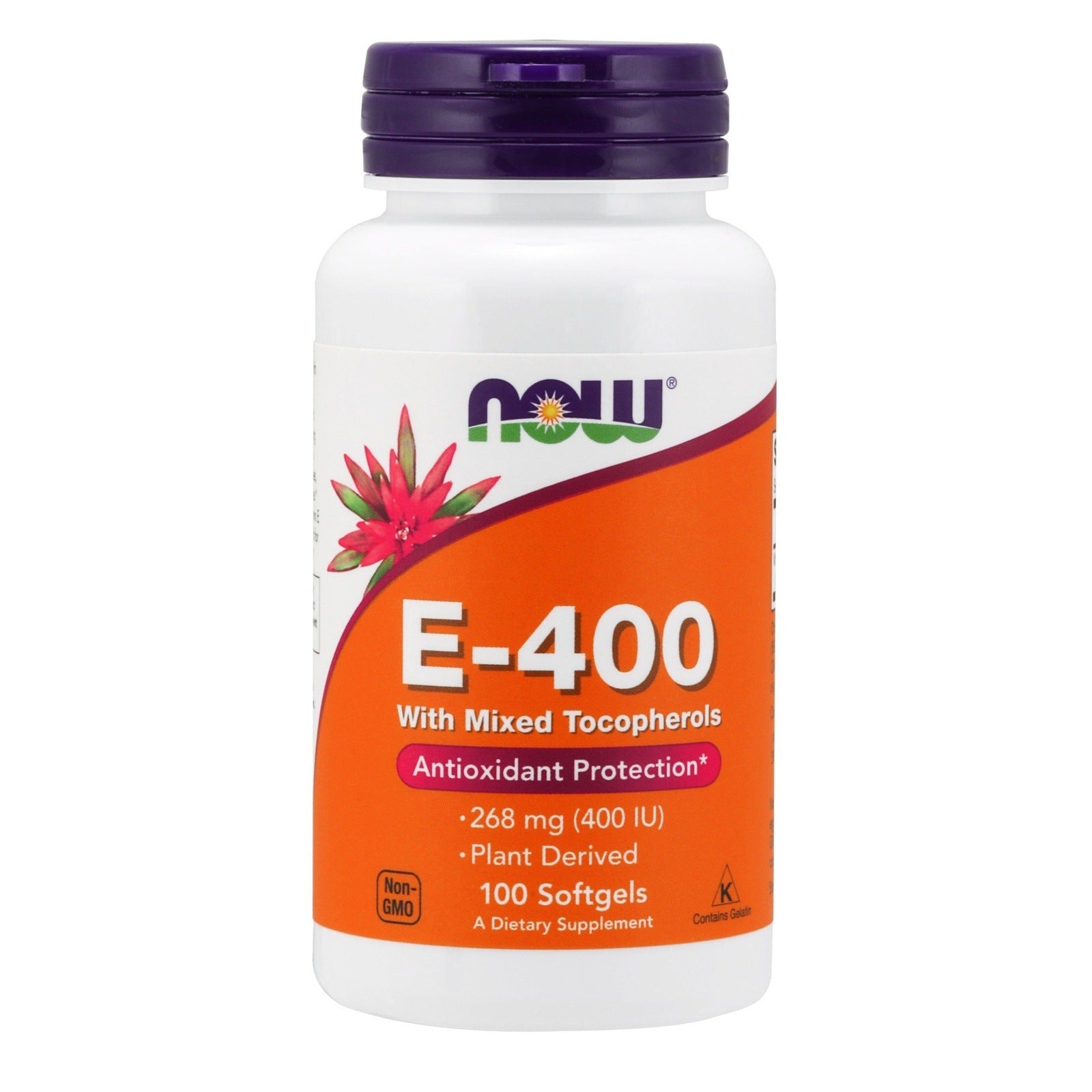 Now Foods, E-400 with Mixed Tocopherols 268 mg (400 IU), 50 Softgels