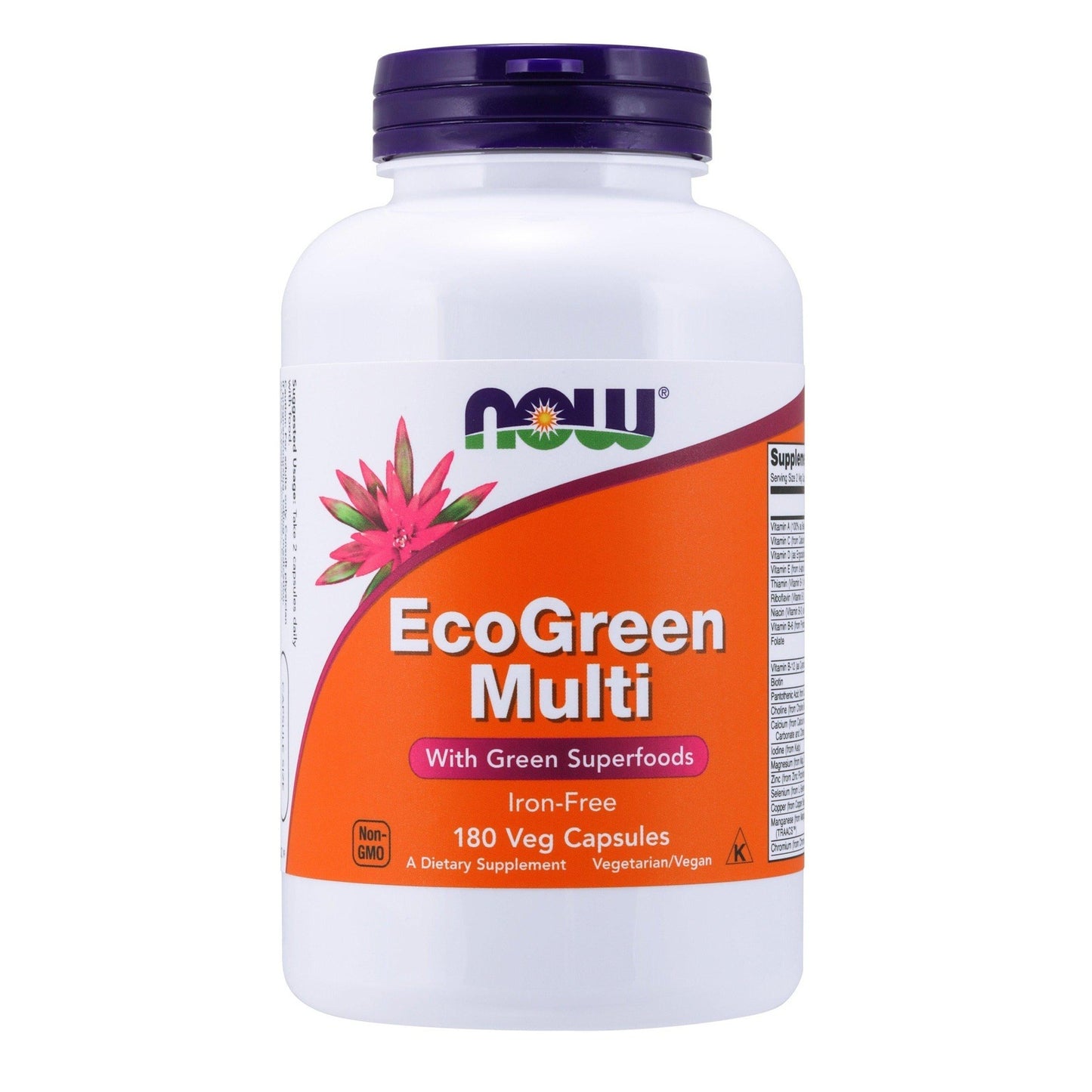 Now Foods, EcoGreen Multi Vitamin, 180 Veg Capsules