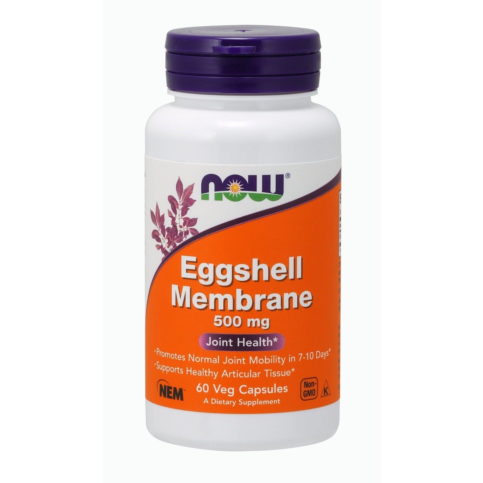 Now Foods, Eggshell Membrane 500 mg, 60 Veg Capsules