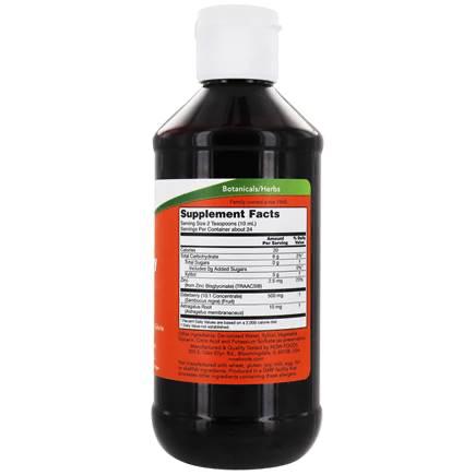 Now Foods, Elderberry Liquid for Kids, 8 fl oz