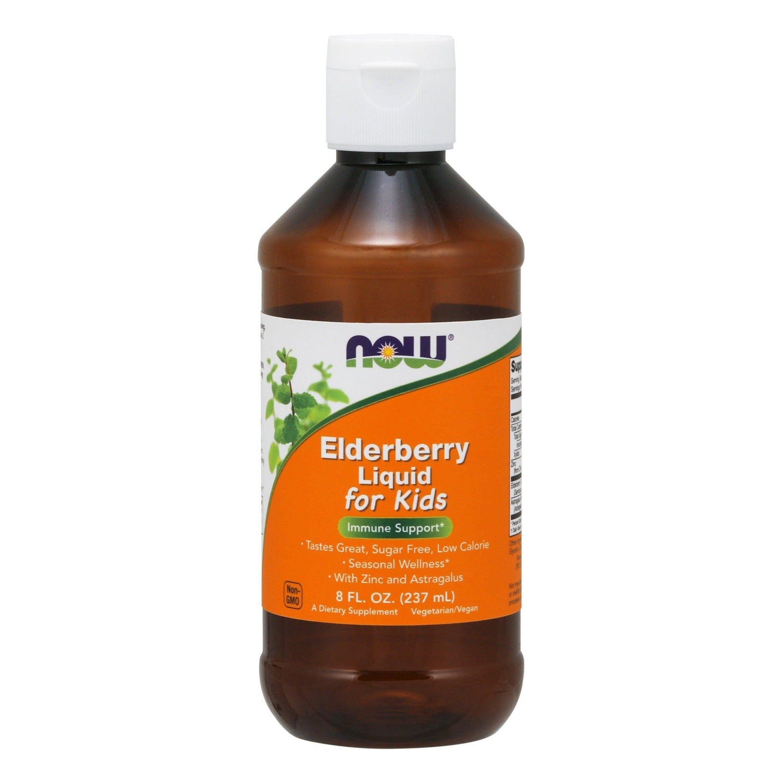 Now Foods, Elderberry Liquid for Kids, 8 fl oz