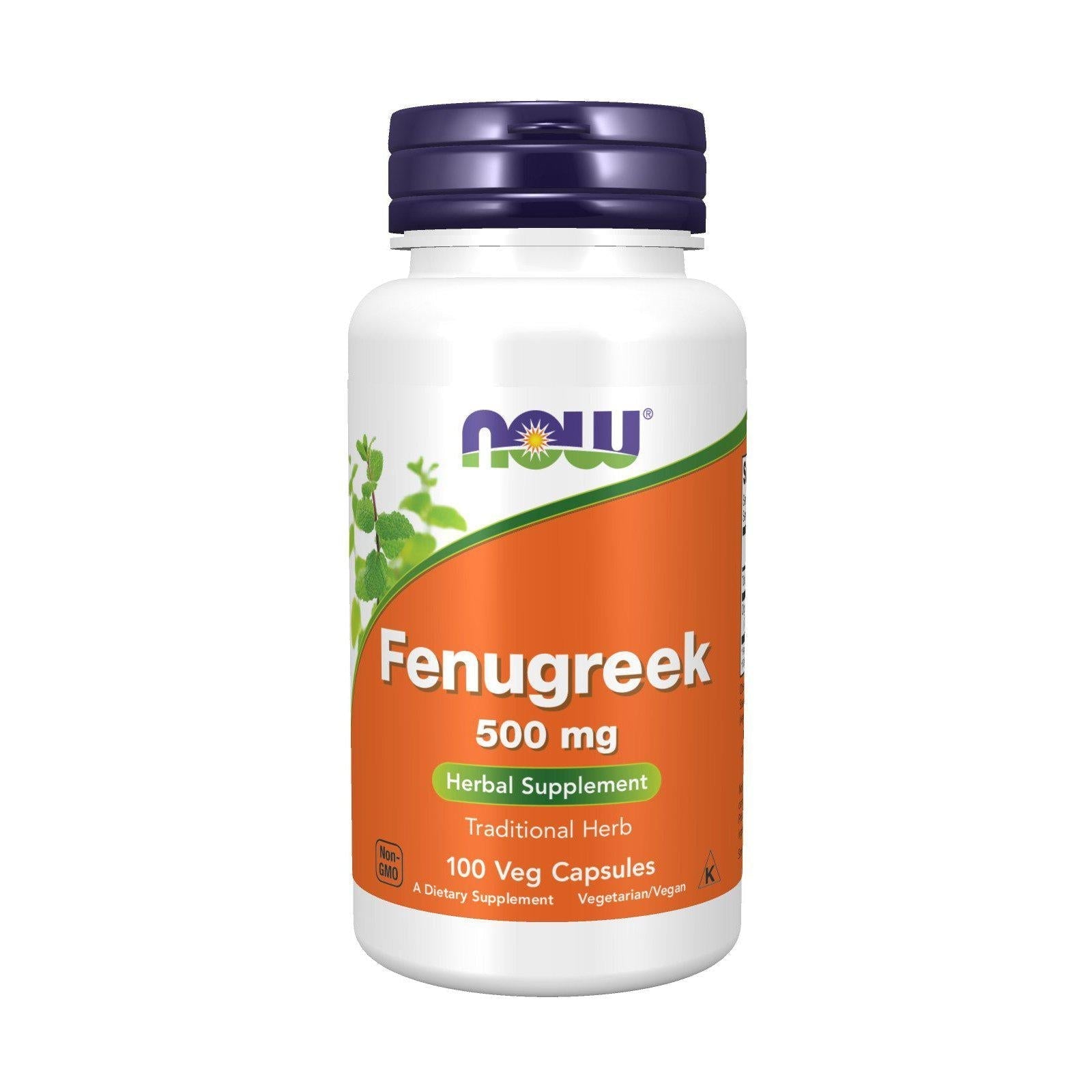 Now Foods, Fenugreek 500 mg, 100 Veg Capsules