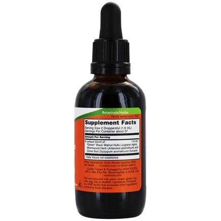 Now Foods, Fresh Green Black Walnut Wormwood Complex - 2 fl oz.