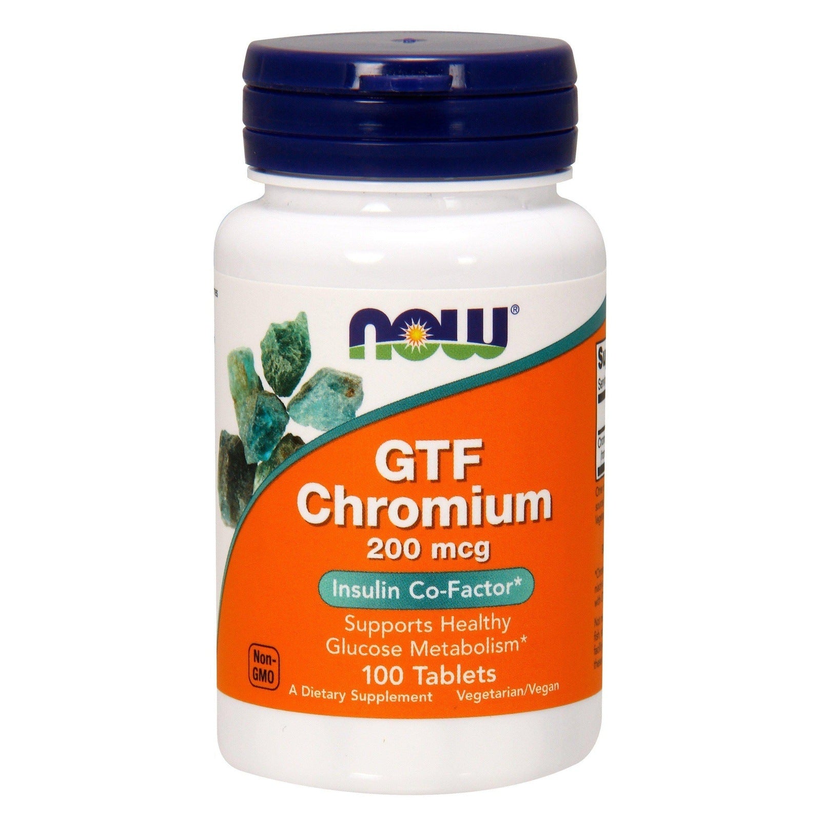 Now Foods, GTF Chromium 200 mcg, 100 Tablets