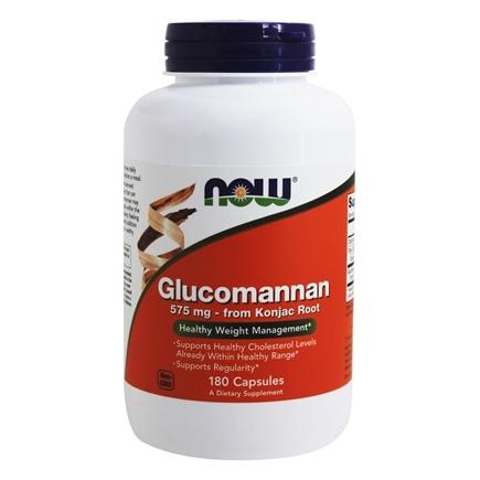 Now Foods, Glucomannan 575 mg. - 180 Capsules