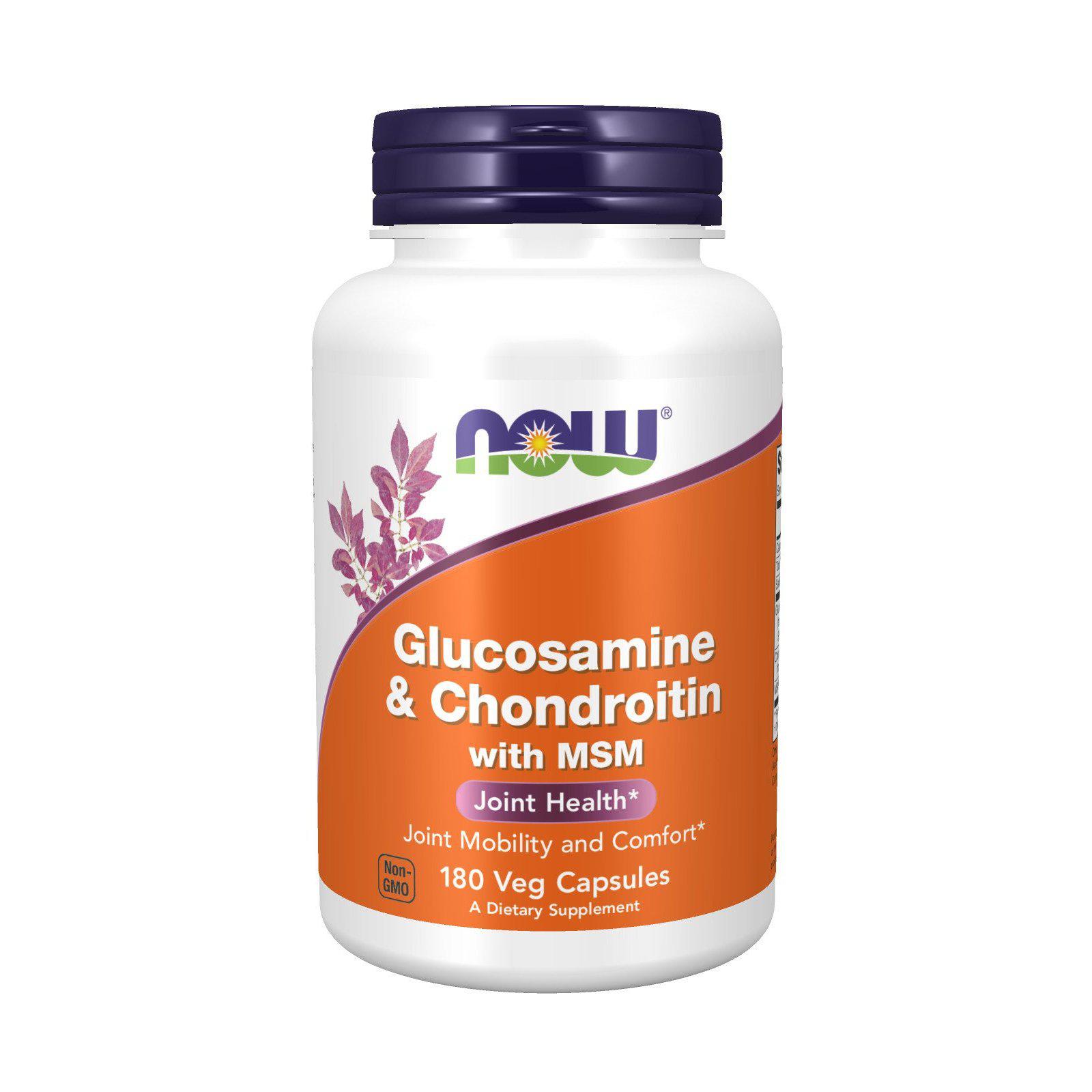 Now Foods, Glucosamine & Chondroitin w/ MSM, 180 Veg Capsules