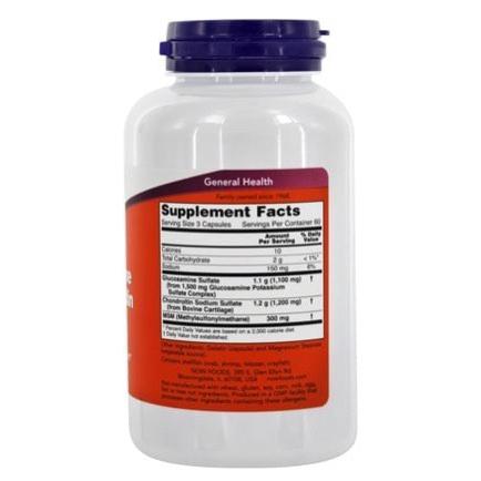 Now Foods, Glucosamine & Chondroitin w/ MSM, 180 Veg Capsules