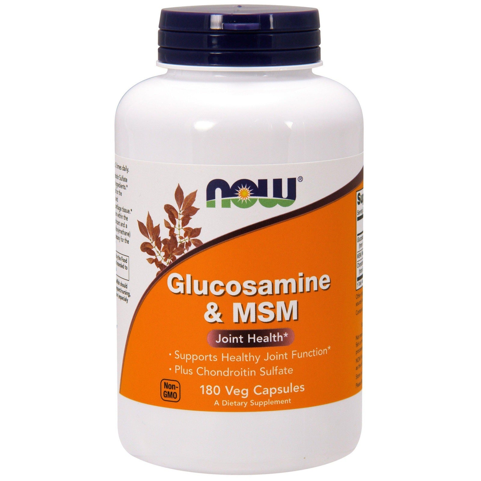 Now Foods, Glucosamine and MSM - 180 Veg Capsules