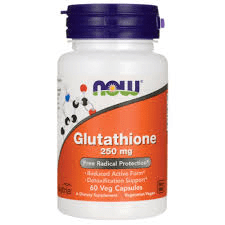 Now Foods, Glutathione, Reduced Active Form, 250 mg - 60 Veg Capsules