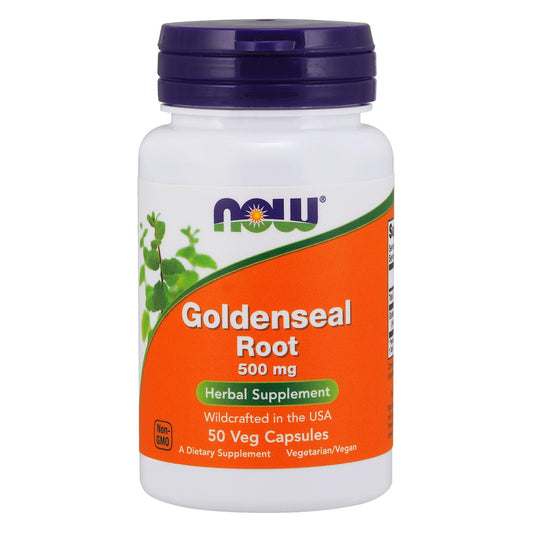 Now Foods, Goldenseal Root 500 mg - 50 Veg Capsules