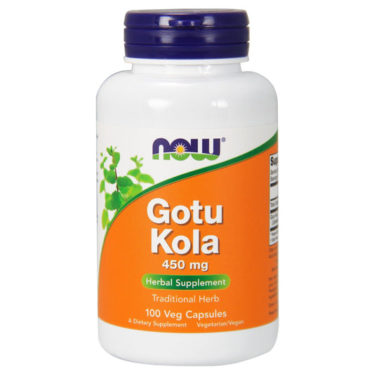 Now Foods, Gotu Kola 450 mg, 100 Veg Capsules