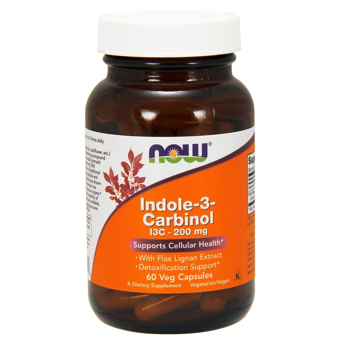 Now Foods, Indole 3 Carbinol 200mg, 60 Veg Capsules