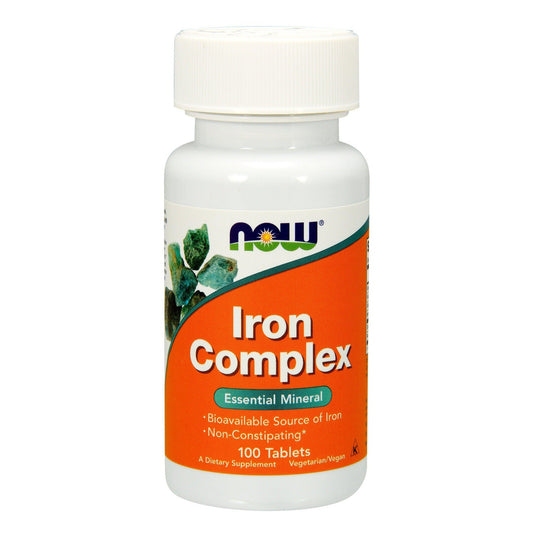 Now Foods, Iron Complex, 100 Tablets