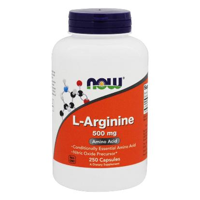 Now Foods, L- Arginine 500 mg, 250 Veg Capsules