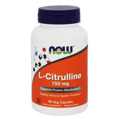 Now Foods, L-Citrulline 750 mg, 90 Veg Capsules