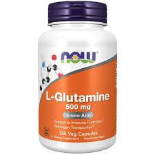 Now Foods, L-Glutamine 500 mg Free Form, 120 Veg Capsules