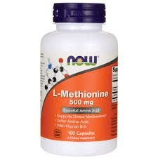 Now Foods, L-Methionine 500 mg + B-6 10 mg, 100 Capsules