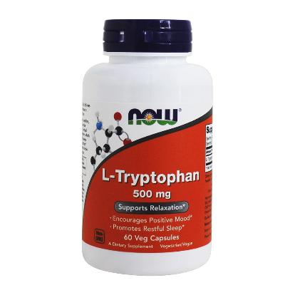 Now Foods, L-Tryptophan 500 mg, 60 Veg Capsules