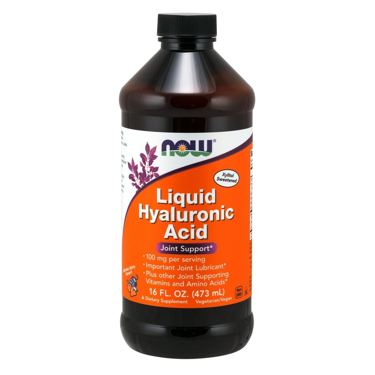 Now Foods, Liquid Hyaluronic Acid, 100 mg, 16 fl oz