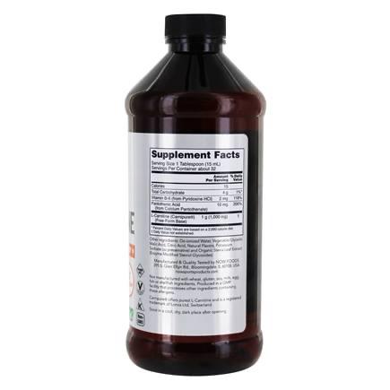 Now Foods, Liquid L Carnitine 1000 mg, Tropical Punch, 16 fl oz