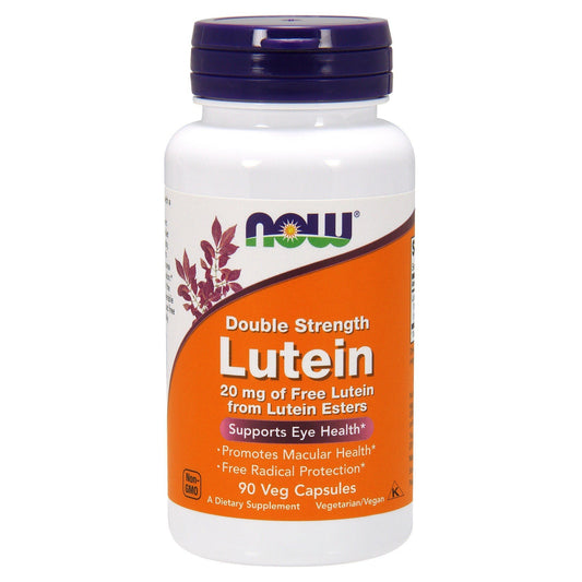 Now Foods, Lutein 20 mg, 90 Veg Capsules