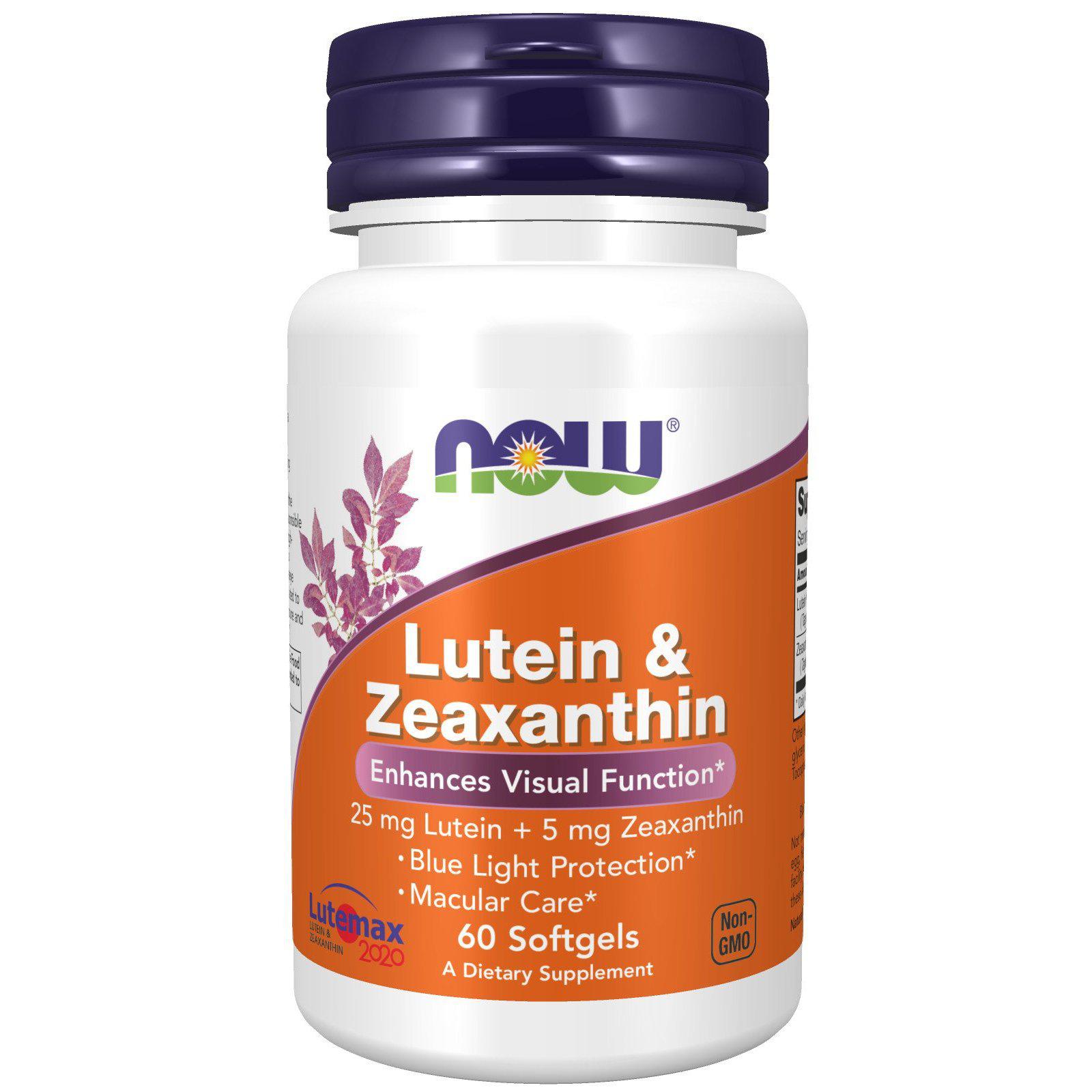 Now Foods, Lutein & Zeaxanthin, 60 Softgels