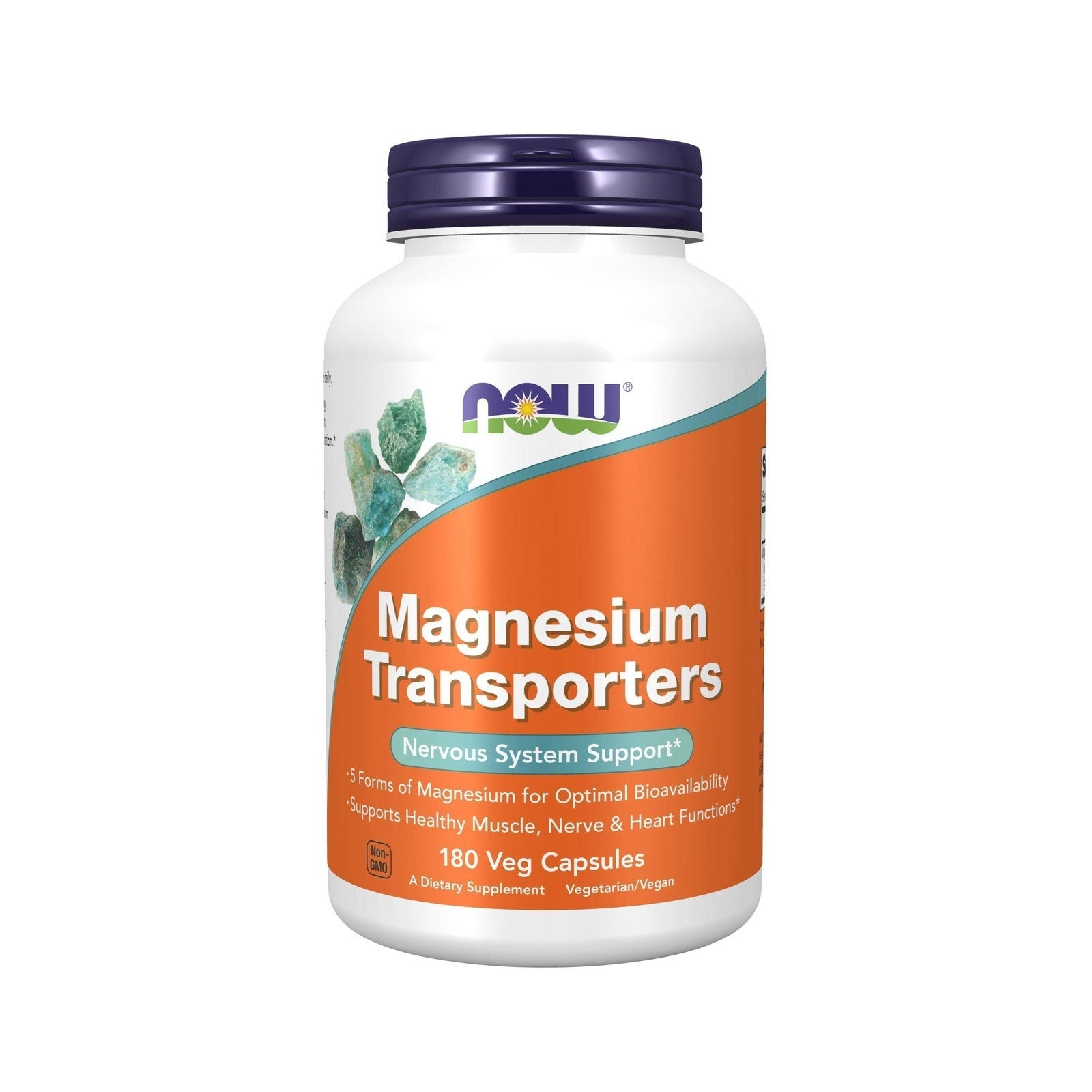 Now Foods, Magnesium Transporters, 180 Veg Capsules