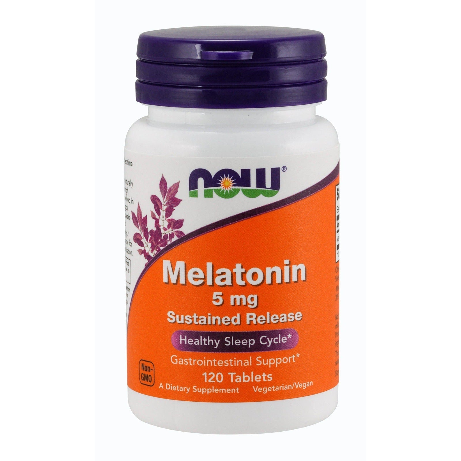 Now Foods, Melatonin 5 mg Sustained Release, 120 Tablets