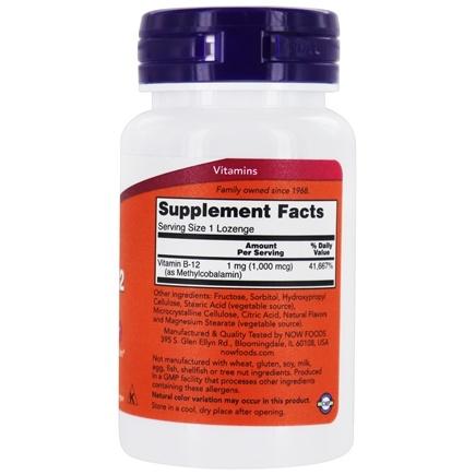 Now Foods, Methyl B-12 1000 mcg, 100 Lozenges