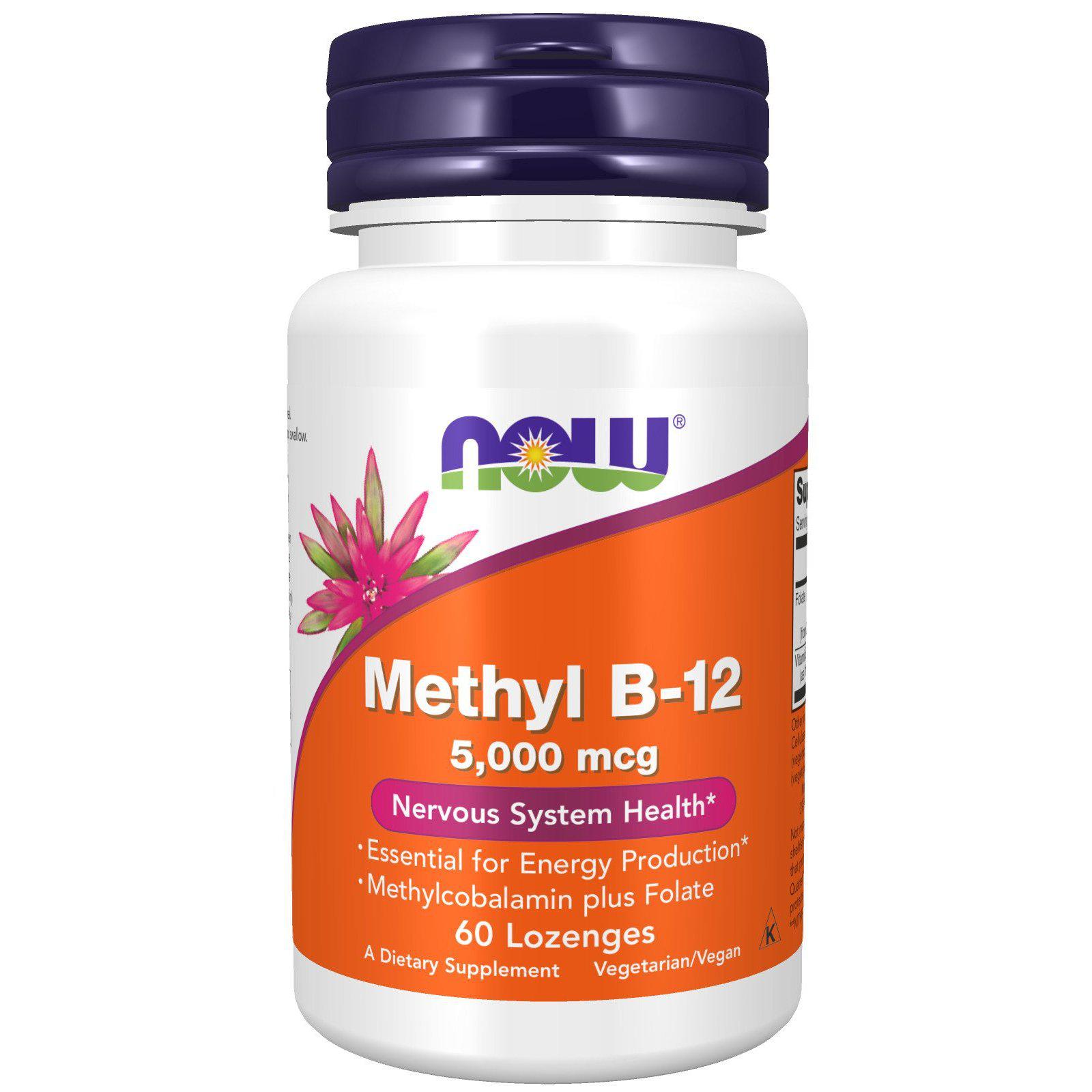 Now Foods, Methyl B-12 5000 mcg, 60 Lozenges