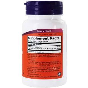 Now Foods, Nattokinase 100 mg, 60 Veg Capsules