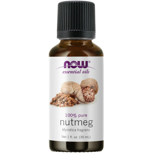 Now Foods, Nutmeg Oil 100% Pure, 1 oz