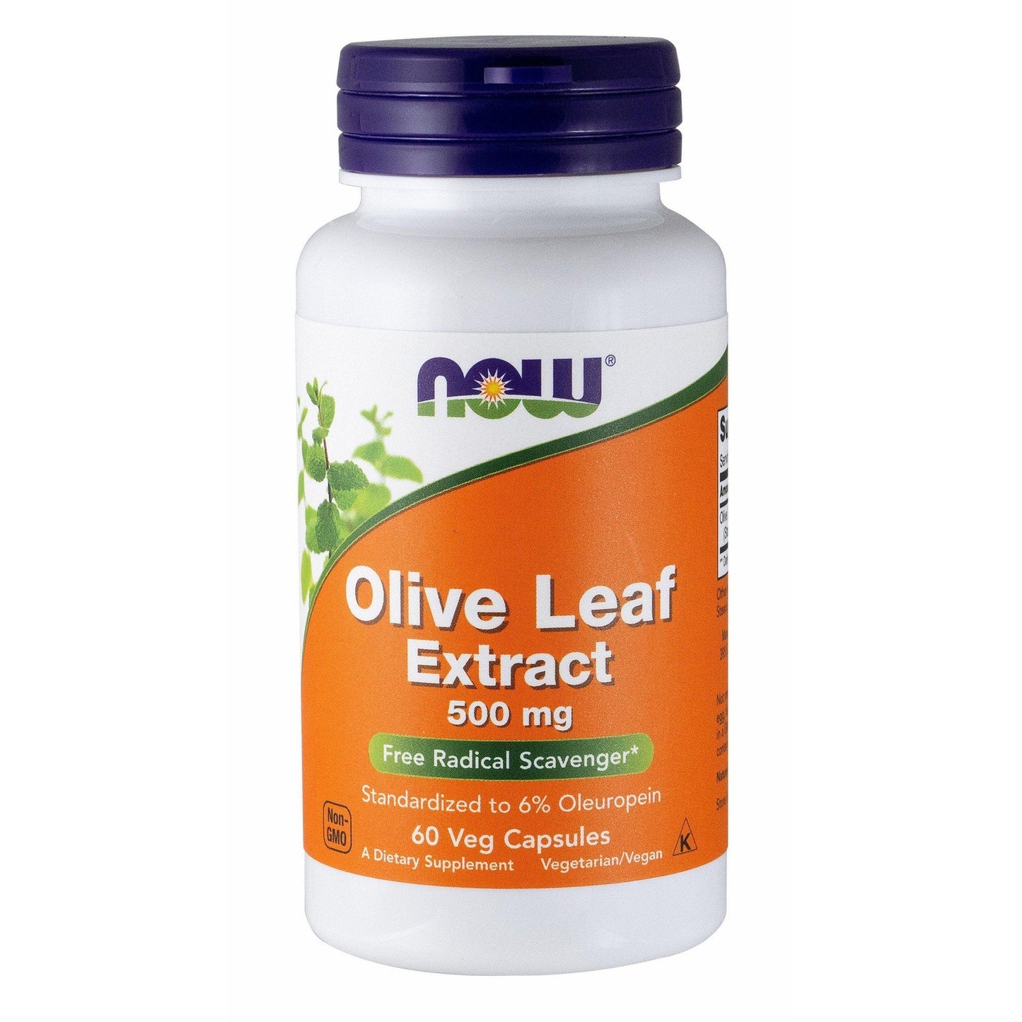 Now Foods, Olive Leaf Extract 500 mg. - 60 Veg Capsules