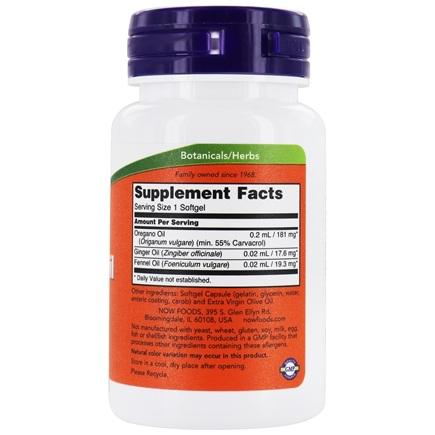 Now Foods, Oregano Oil - 90 Softgels