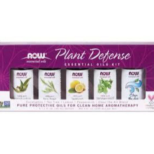 Now Foods, Plant Defense Essential Oils Kit, 5 bottles 1 fl oz ea