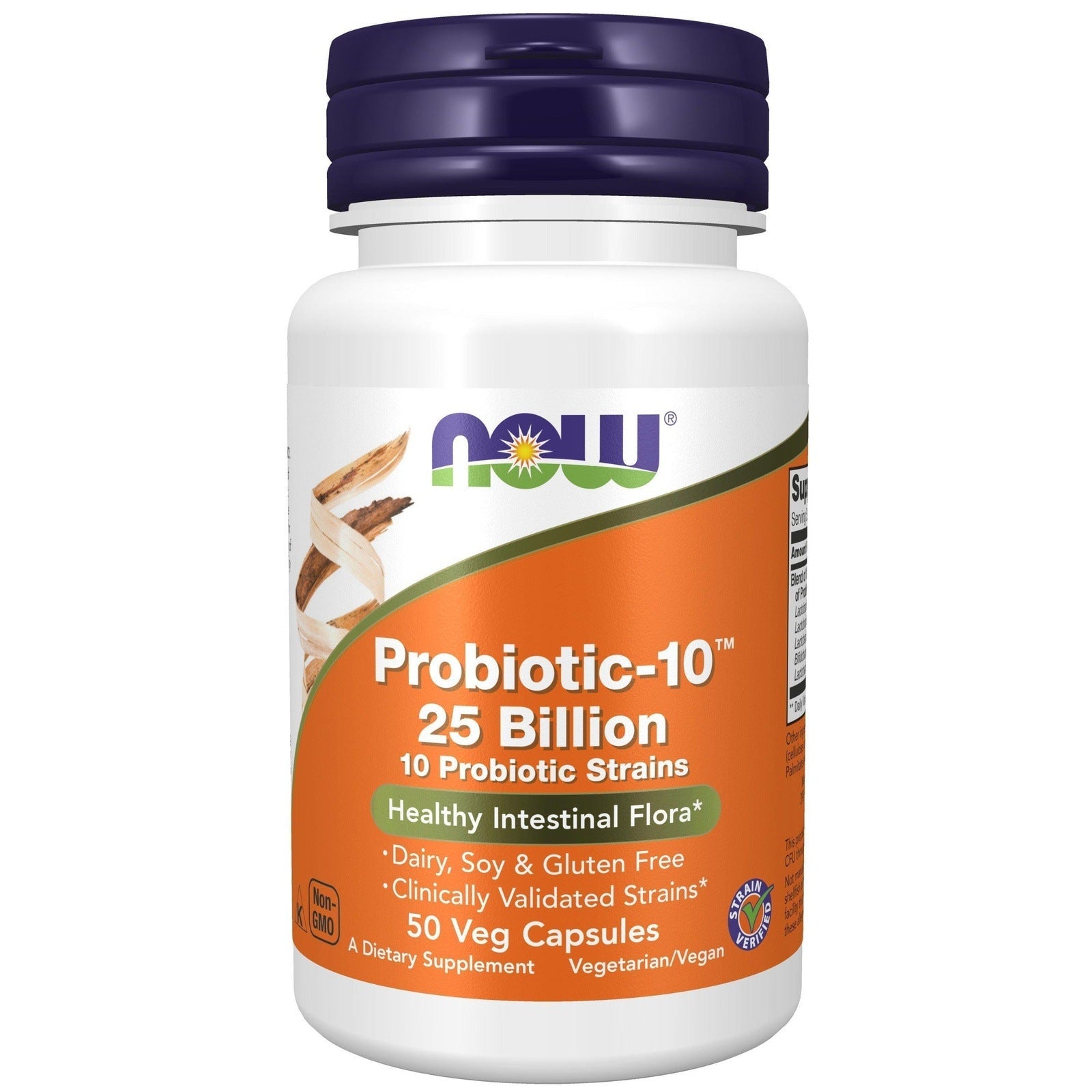 Now Foods, Probiotic-10, 25 Billion CFU, 50 Veg Capsules